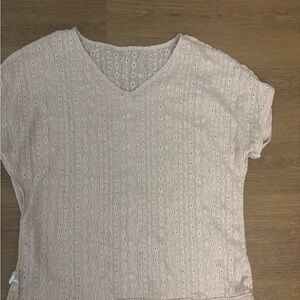 Women's Cream Lace Top